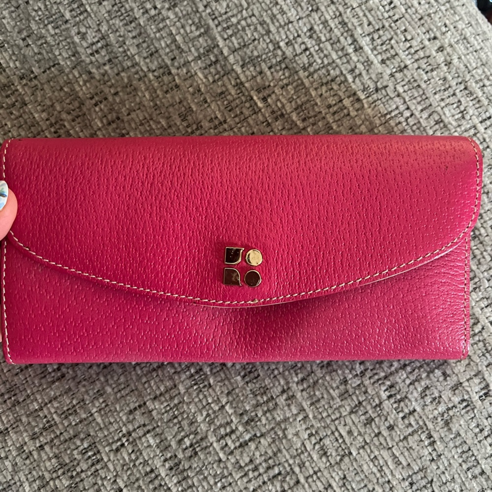 Pink Wallet with Gold Accents Kate spade